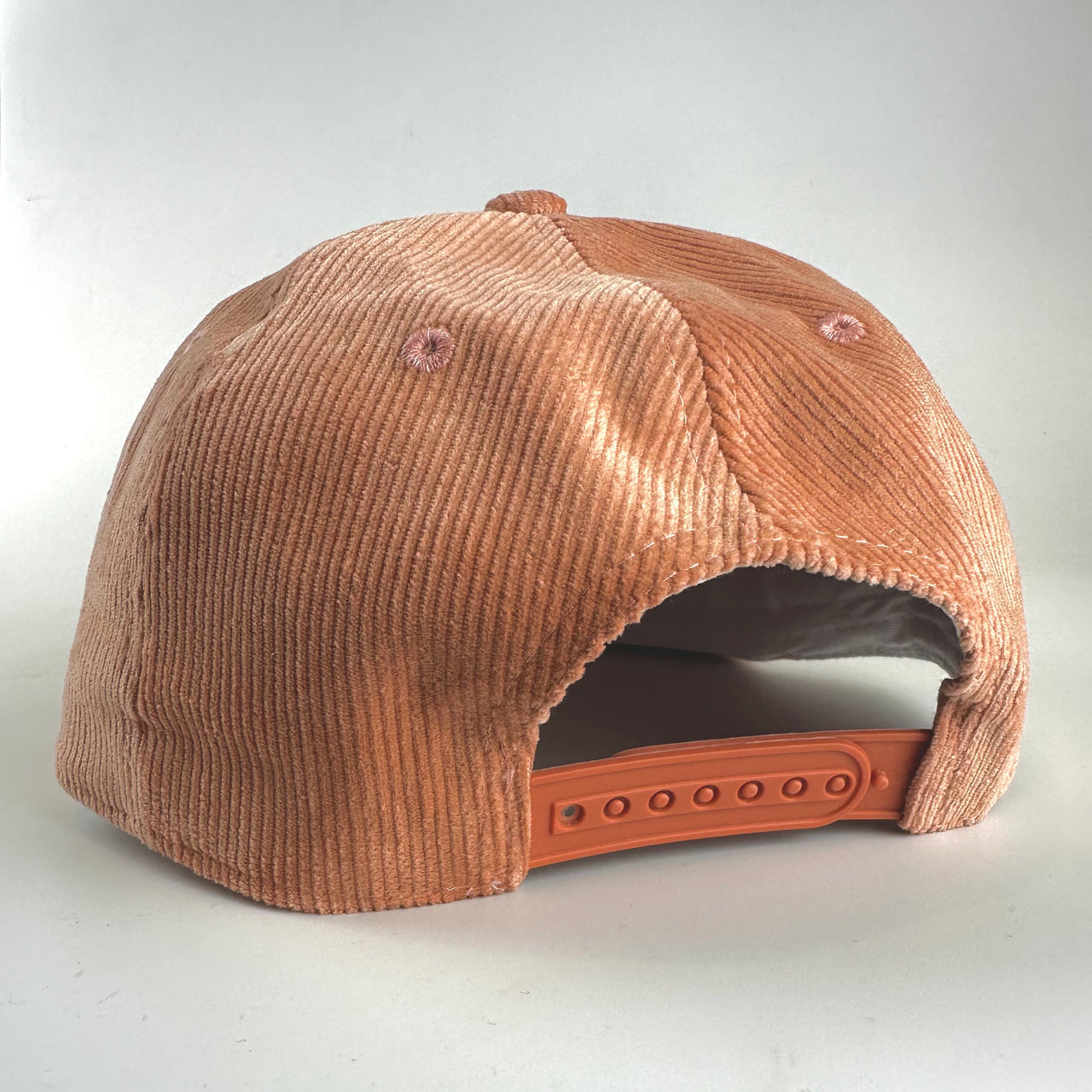 Corduroy 5-Panel Beachwood Brewing Patch Snapback - Peach