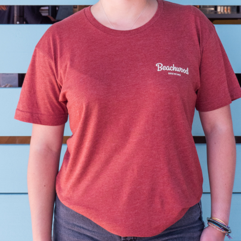 Huntington Beach Local T-Shirt - Heathered Maroon - Unisex