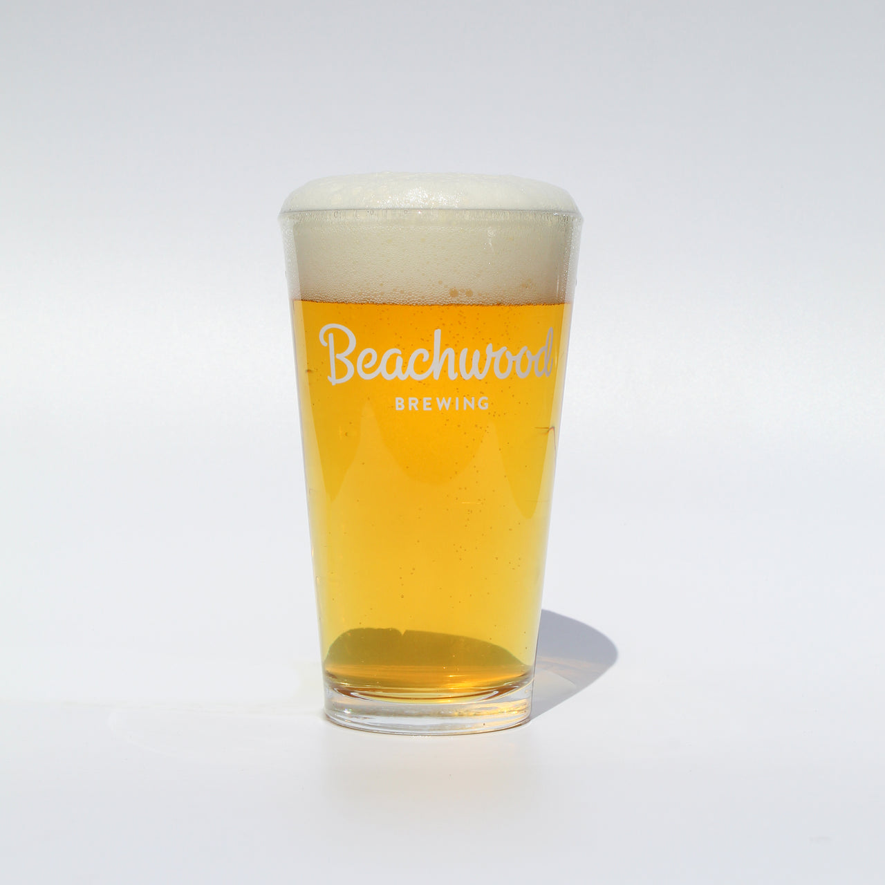 Beachwood Pint Glass w/ White Logo